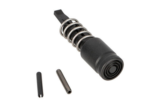 Forward Controls Design low drag forward assist with circular serrated top includes spring and roll pins.
